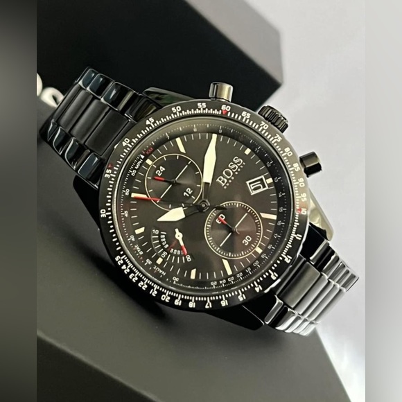 HB1513854- Hugo Boss Men’s Pilot Edition Chrono Quartz Watch - Picture 6 of 11